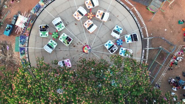 Rathotsava, Ananthapadmanabha Temple, Perdoor Temple, Udupi, Drone view