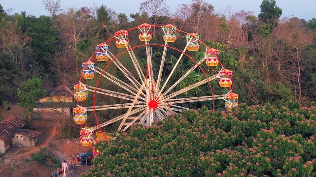Rathotsava, Ananthapadmanabha Temple, Perdoor Temple, Udupi, Drone view