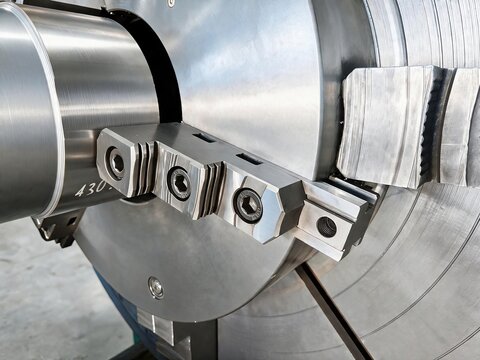 Close Up Precision Lathe Chuck Tooling