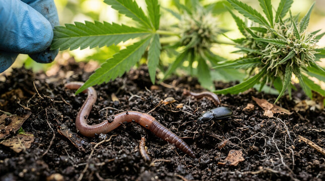 Exploring soil health worms and insects in regenerative organic cotton farming for sustainable fiber production