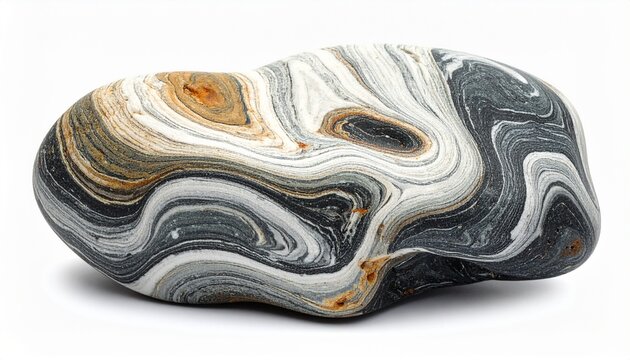 Close-up of colorful agate stone.
