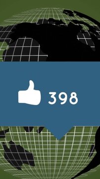 Increasing followers from around the globe 4k