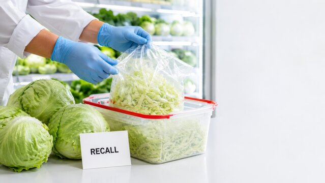 Food safety recall of lettuce due to cyclosporiasis outbreak in USA
