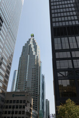 Fototapeta premium (at center) TD Canada Trust Tower / TD Place (between Commerce Court West and TD Centre office towers) 161 Bay St, Toronto