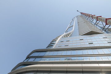 Fototapeta premium SkyTower at Pinnacle One Yonge, 1 Yonge Street, Toronto; Hariri Pontarini Architects; 2026; contemporary; commissioned by Pinnacle International