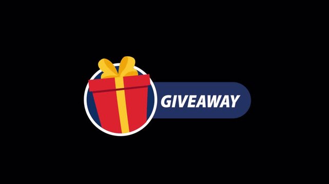 Animated Special Offer Giveaway with Gift Box - Transparent
