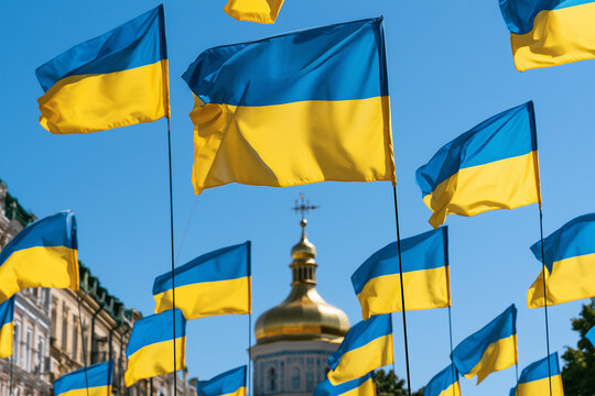 Independence day of Ukraine. 24th of August