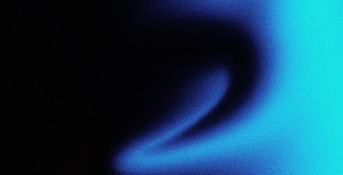 Vibrant blue abstract gradient background featuring a soft flowing curve pattern with a grainy texture overlay creating a modern artistic aesthetic perfect for digital design projects and cool web wal