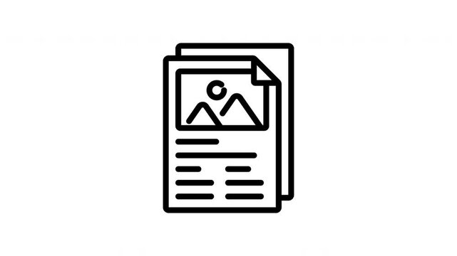 document animation icon