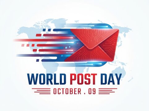 World Post Day Connecting People Worldwide. World Postcard Day 