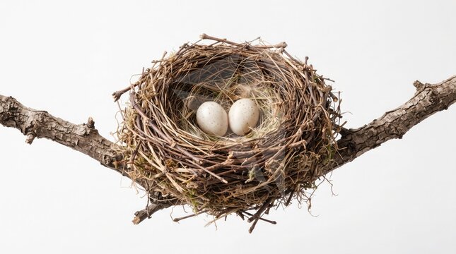 nest with eggs