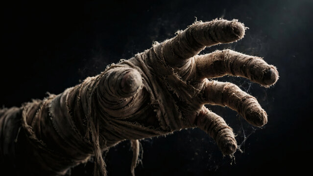 Mummified Hand Wrapped in Bandages