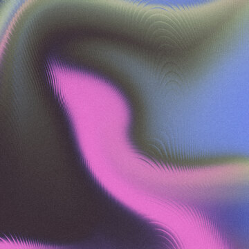 Granular magenta light diffusion swirling through dark charcoal and periwinkle fields, displaying subtle ridged wave patterns, ideal for modern digital backgrounds
