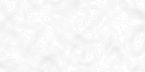 Abstract topography pattern seamless lines sea map modern design white background. Abstract digital topographic contour map concept space geometric strip grid line. Natural discovery of maps. © coal digger