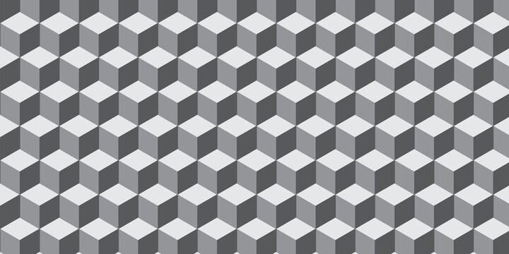 3d modeling cubes decoration seamless material pattern square design.