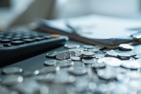 investment analysis financial with data growth; coins and charts arranged for investment review. investment guides buyer choices, analysis frames the scene, and financial adds useful meaning.