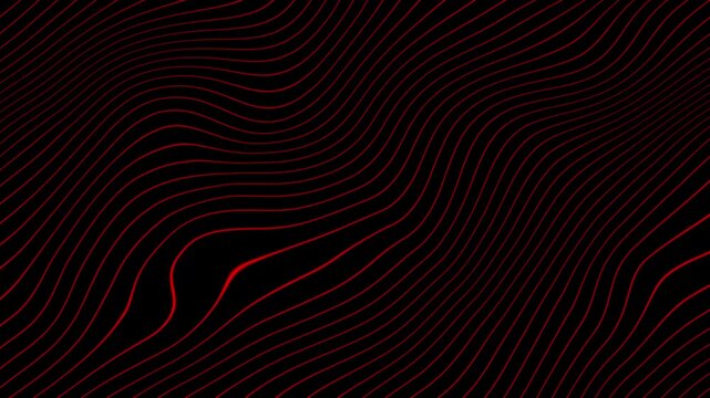 Distorted Line Video Background