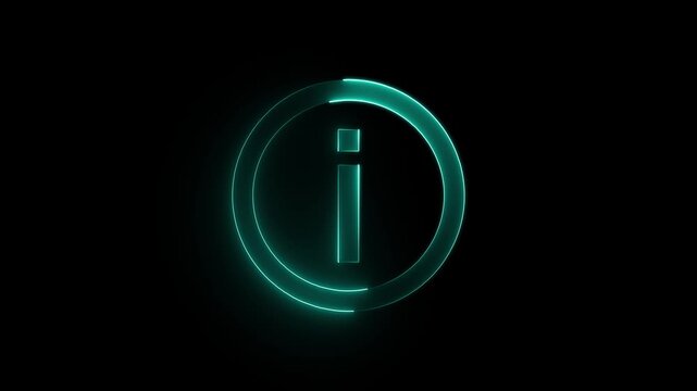 help desk logo icon Neon coloring animation