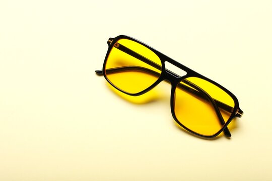 glasses on a white background