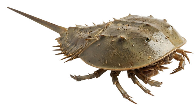 Horseshoe crab isolated on transparent background