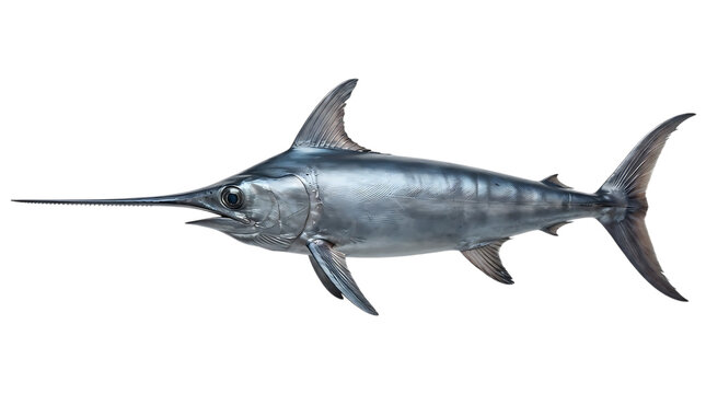 Swordfish isolated on transparent background