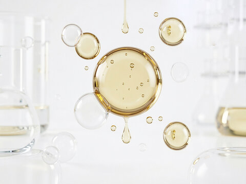 Biomolecular Droplets and Cellular Structures in a Skin Biology Concept
