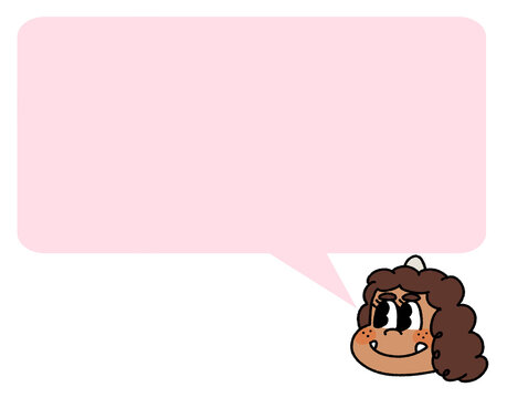 Goblin speech bubble illustration