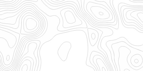 Topographic map background geographic line map with seamless ornament design. The black on white contours topography stylized height of the lines map. © Alibuss