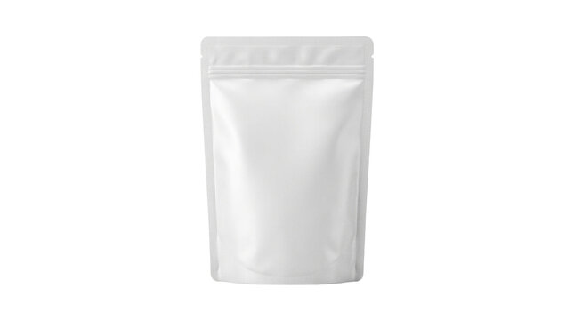 Blank stand up pouch mockup isolated PNG with Transparent Background