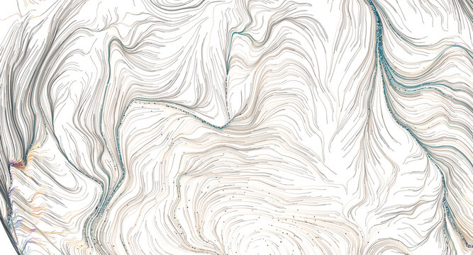 Detailed abstract pattern with flowing lines representing a complex organic network.