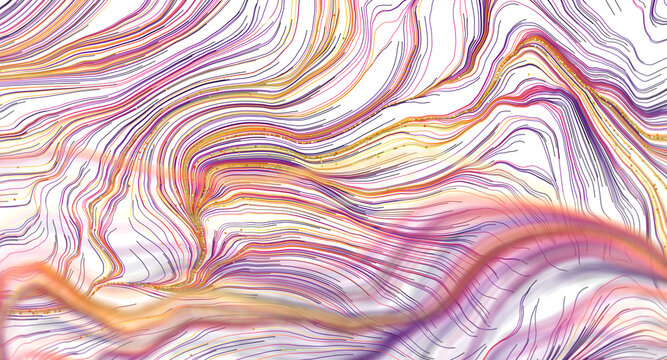 Abstract colorful swirling lines create a dynamic and vibrant motion background, full of energy.