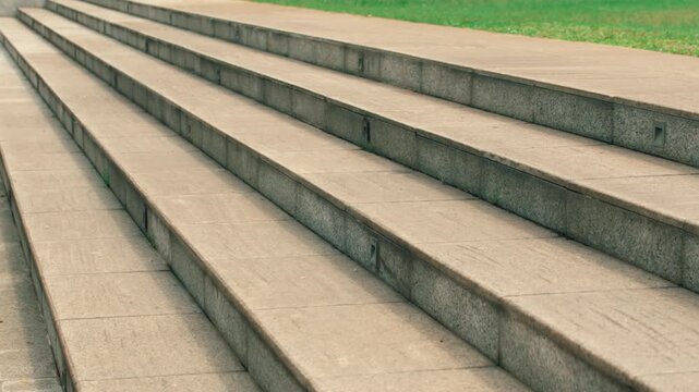 Concrete Stairs Leading Upwards