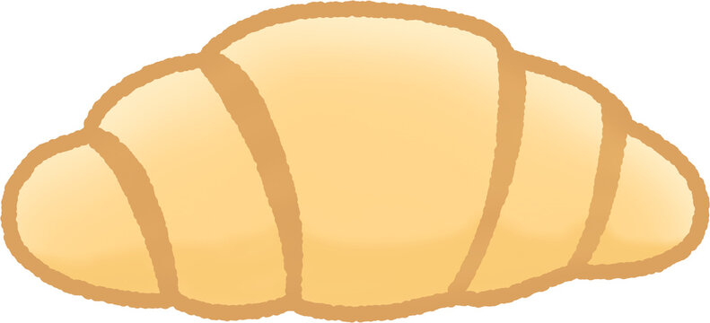 Freshly baked salt bread shio pan pastry vector illustration, bakery dessert concept