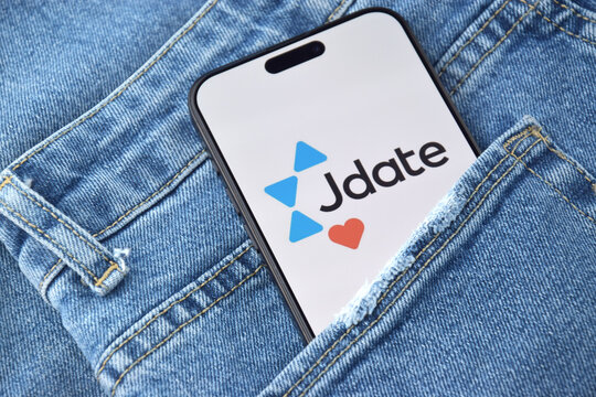 Jdate dating app on smartphone screen.