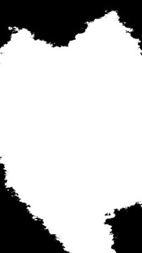 brush transition overlay with alpha channel and green screen vertical. suitable for video editing, motion graphics, transitions, artistic presentations, and creative projects.