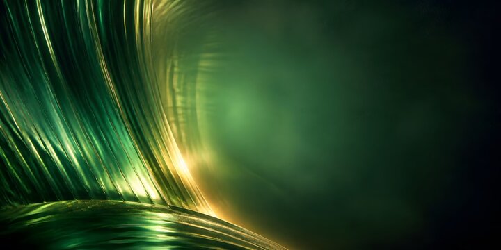 Abstract glowing flowing energy lines or waves with a minimalist aesthetic