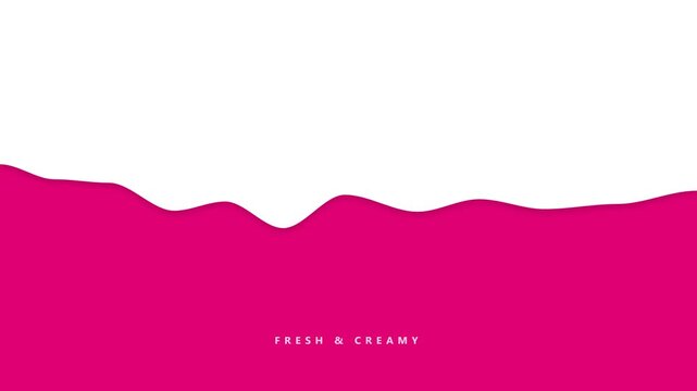 Creamy Dripping Animation Background for Marketing and Food Product Advertisement Layouts