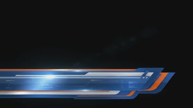 Premium motorsport-inspired broadcast lower third