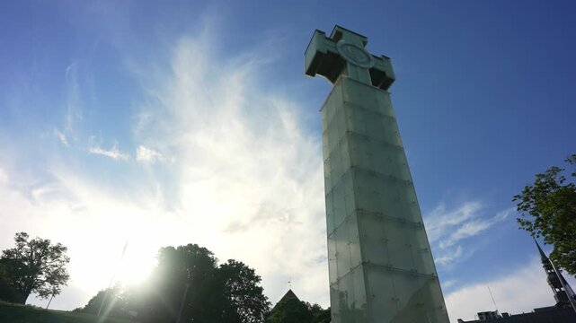 War of Independence Victory Column on Freedom Square in Tallinn.