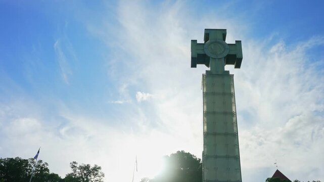 War of Independence Victory Column on Freedom Square in Tallinn.
