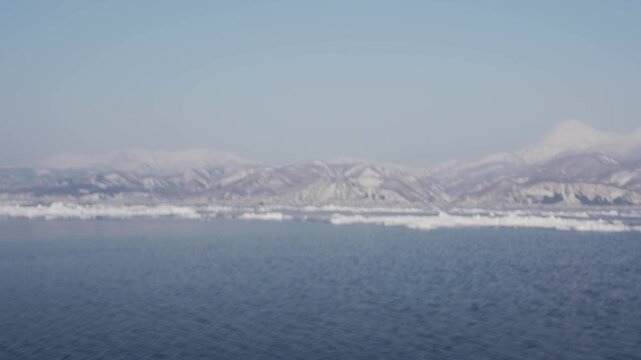 北海道　冬の流氷