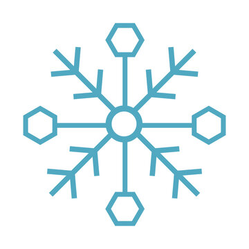 Illustration of a snowflakes.