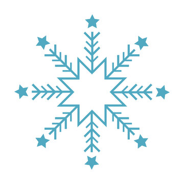 Illustration of a snowflakes.
