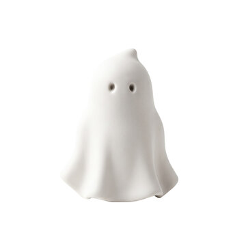 White ceramic sheet ghost figurine cute halloween decoration