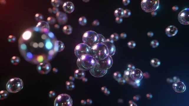 Floating Bubbles in Dark Space
