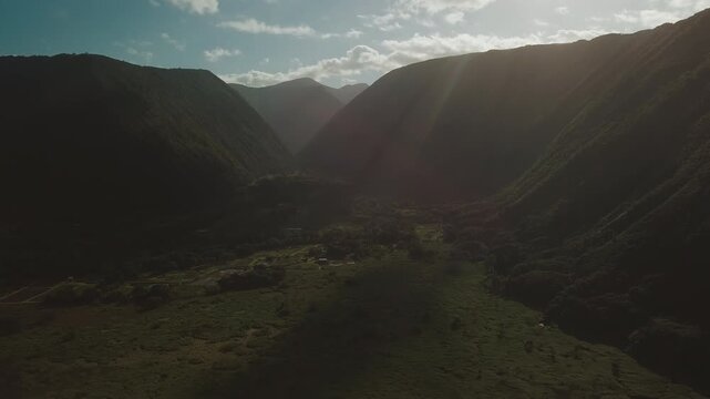 Aerial view of the Hawaiian Big Island