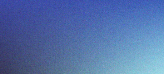 Naklejka premium Abstract background, featuring a smooth, gradient transition from, deep royal blue, to a bright, cyan light with, a fine grainy, texture effect