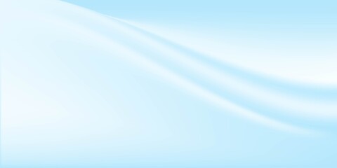 Naklejka premium Abstract white wavy glowing lines on a blue background. Futuristic digital high-technology pattern. Health Care concept. Vector illustration