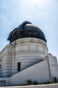 The dome at Griffith Observatory in Los Angeles, California.