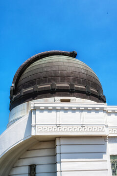 The dome at Griffith Observatory in Los Angeles, California.
